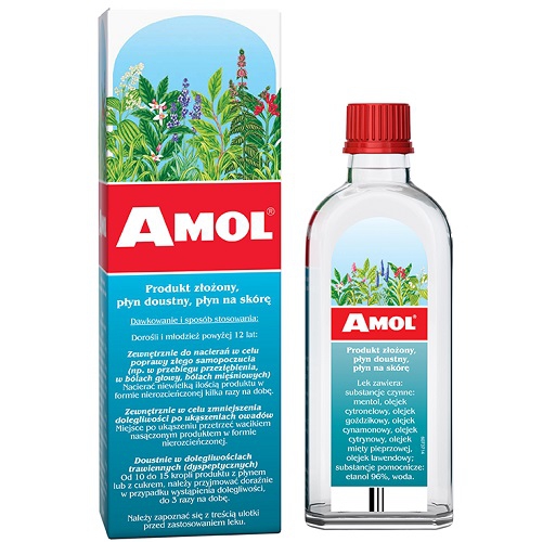 Czy wiesz, że Amol jest najczęściej stosowany na przeziębienie i do nacierania
